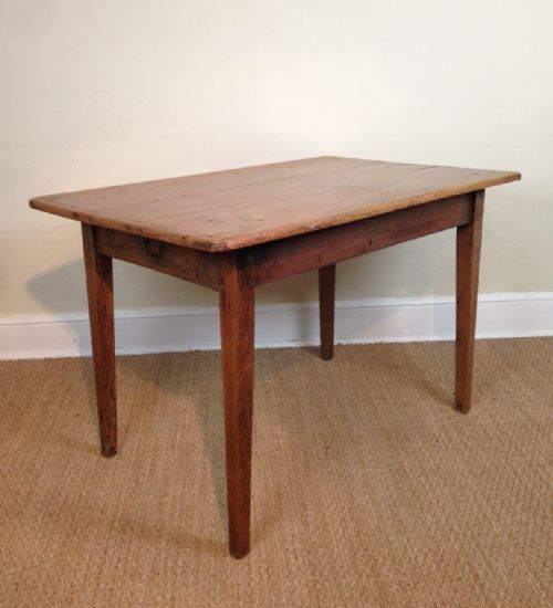 A George 111 Oak and Pine Farm Table C 1800