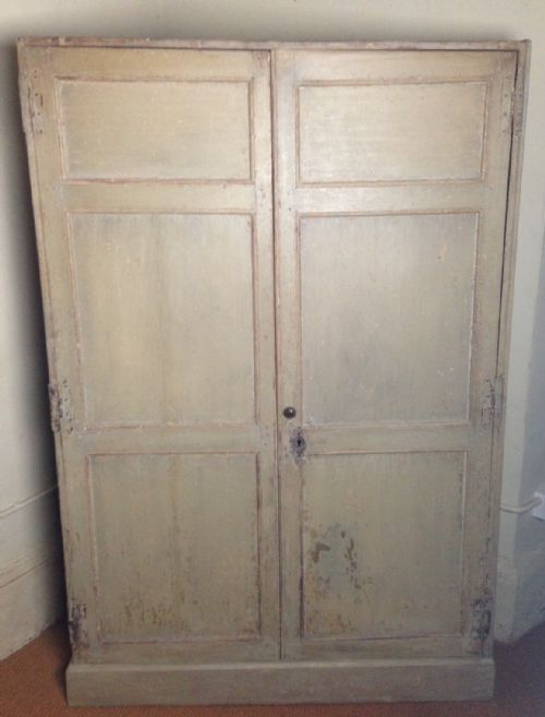 A George 111 Painted Pine Estate Cupboard C 1770