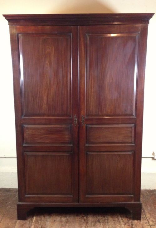 An Early George 111 Mahogany Wardrobe C 1770