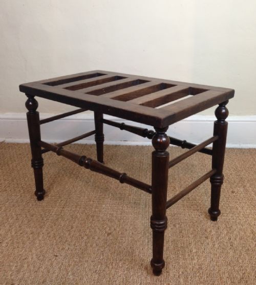 A Victorian Beech Luggage Rack C 1880