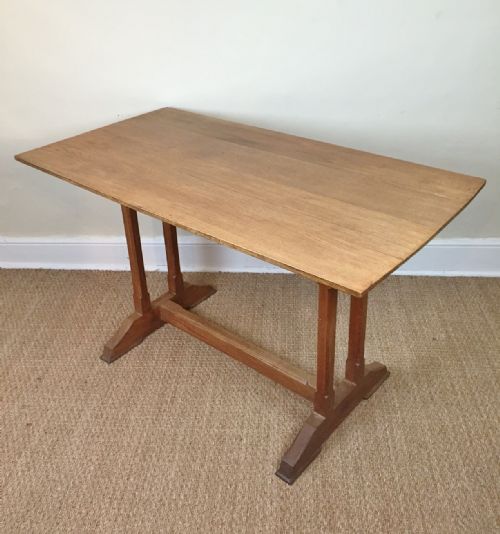 A Cotswold School Oak Small Refectory Table C 1930