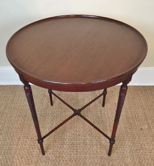 An Aesthetic Movement Circular Walnut Table C 1880
