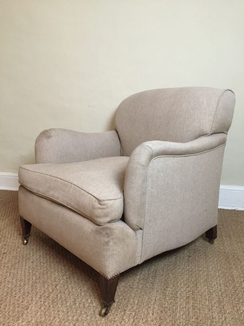 An Edwardian Howard Style Bridgewater Arm Chair C 1910