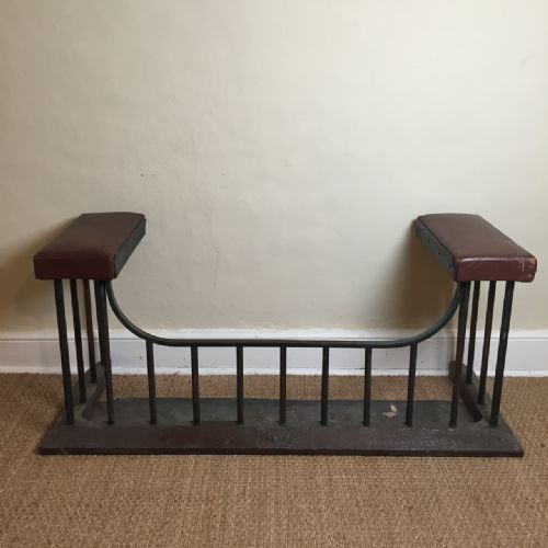 An Edwardian Copper and Brass Club Fender C 1910