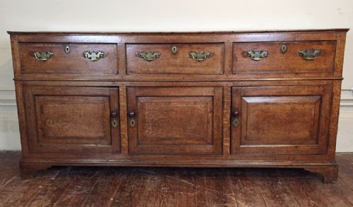 A George 111 Oak Dresser Base C 1790