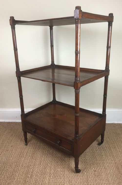 A George IV Mahogany 3 Tier Stand C 1825