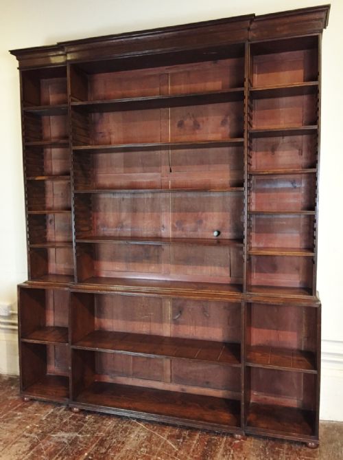 A Mid 19th C Devon Chestnut Open Bookcase C 1840
