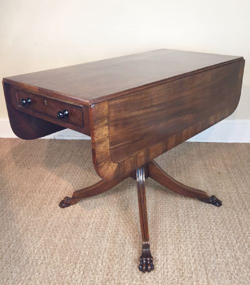 A George IV Mahogany Drop Flap Pembroke Table C 1820