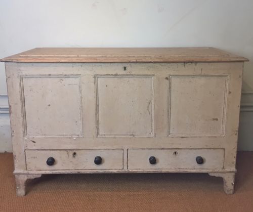 A Late George 111 Painted Mule Chest C 1820