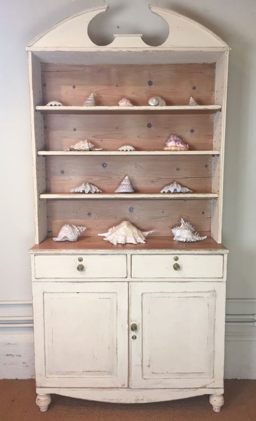 A George 111 Painted Open Bookcase C1820
