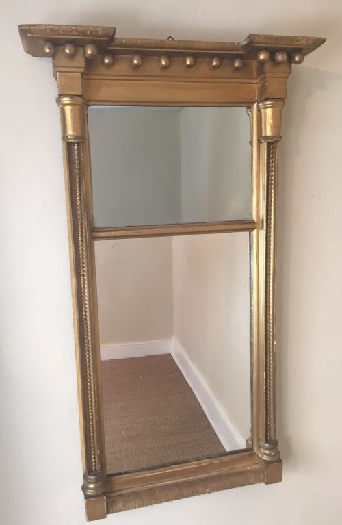 A Regency Gilt Wood Pier Mirror C 1825