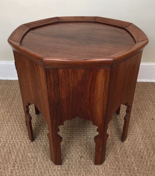 An Anglo Indian Octagonal Padouk Table C 1910