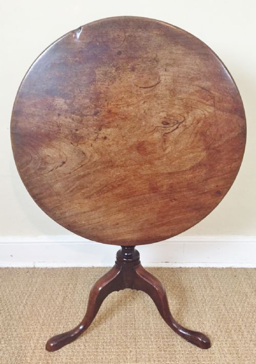 A George 111 Mahogany Tripod Table Circa 1780