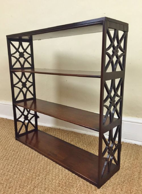 A Set of George 111 Chippendale Period Mahogany Shelves C 1770