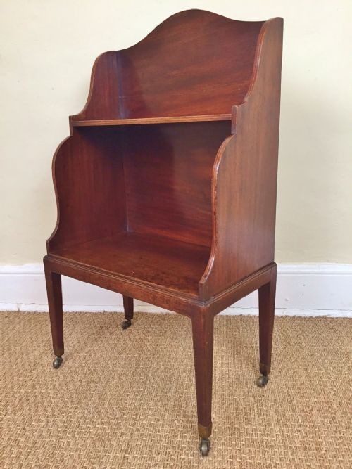 A George 111 Sheraton Period Mahogany Dwarf Book Case C 1790