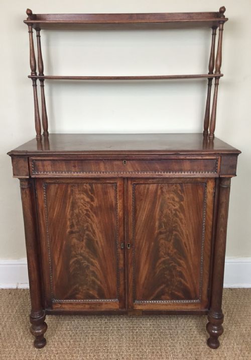 A Very Small George IV Mahogany Secretaire Chiffoniere Circa 1825 Attributed to Gillows of Lancaster