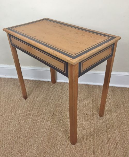 An Arts and Crafts Painted Pine Side Table C 1890