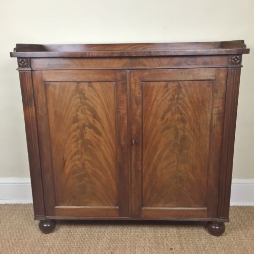 A George IV Mahogany Side Cabinet C 1825 Attributed to Gillows