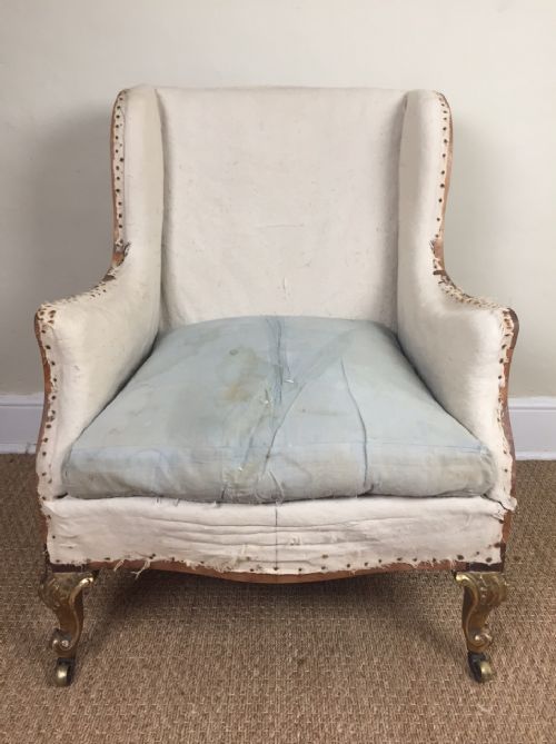 An Early Victorian Giltwood Armchair C 1850