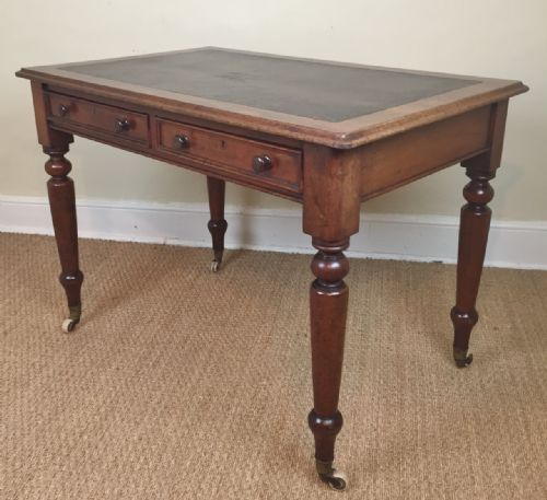 A Mid 19th Century Mahogany Writing Table Circa 1870