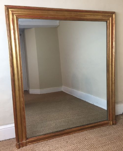 A Large Victorian Overmantel Mirror Circa 1870