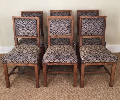 A Set of Six Heals Oak Dining Chairs C 1910