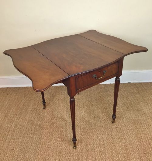 A George 111 Mahogany Butterfly Pembroke Table Circa 1790