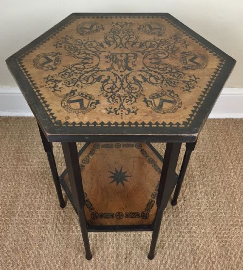 A Keble College Oxford Birch Table C 1890
