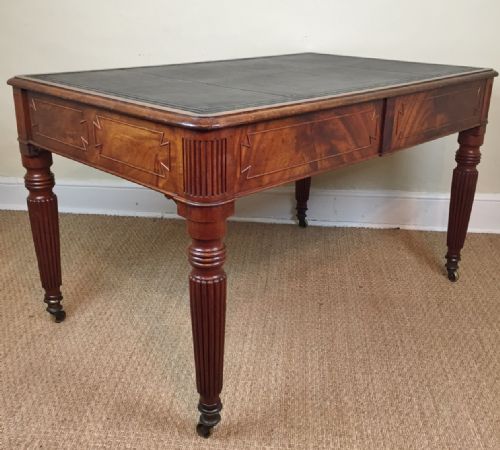A George IV Mahogany Library Table Circa 1830 Attributed to Gillows