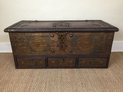 A Large Mid 19th Century Zanzibar Coffer C 1860