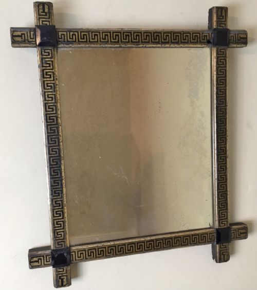 An Unusual Mid 19th Century Irish Mirror of Cruciform Shape C 1840
