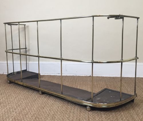 A Late Georgian Brass and Iron Fire Surround C 1830