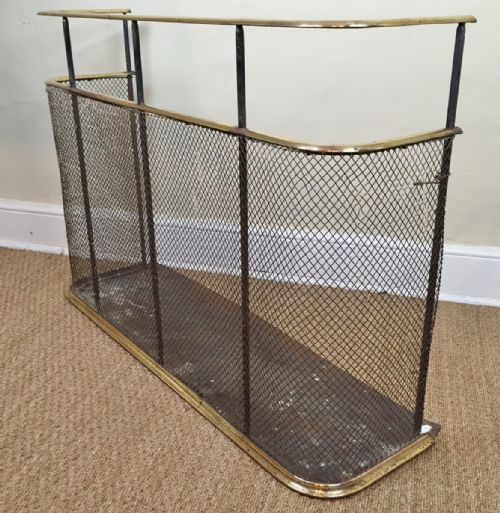 A Late Regency Brass Fireguard C 1830