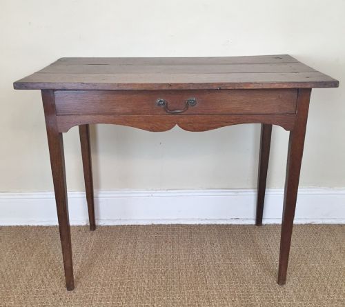 A Late George 111 Oak Side Table C 1820