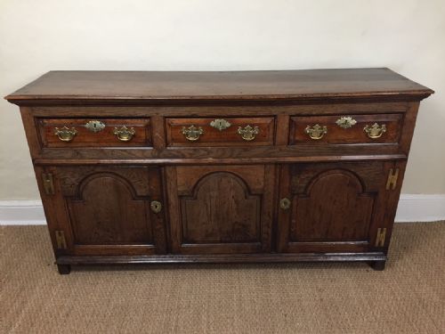 A George 111 Oak North Wales Dresser Base C 1760