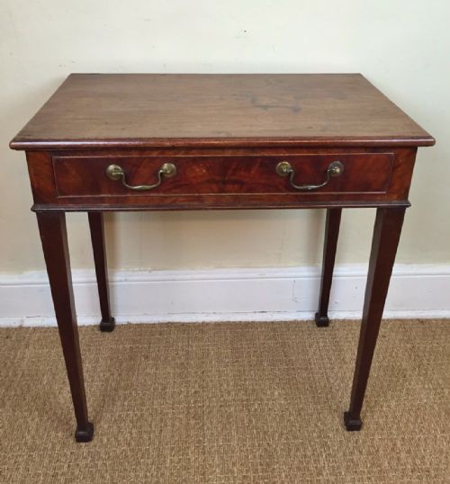 A  George 111 Mahogany Chippendale Period Side Table Circa 1770