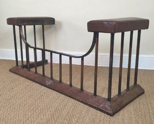 An Edwardian Brass and Copper Club Fender C 1910