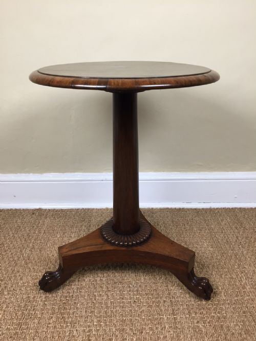 A William IV Rosewood Lamp Table C 1830