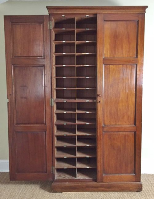 An Edwardian Mahogany Gpo Cabinet C 1910