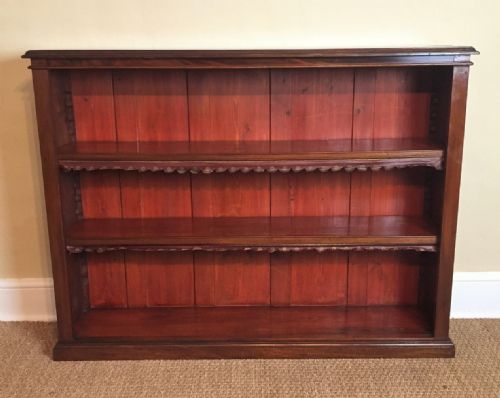 A Mid 19th Century Mahogany Open Bookcase Circa 1850