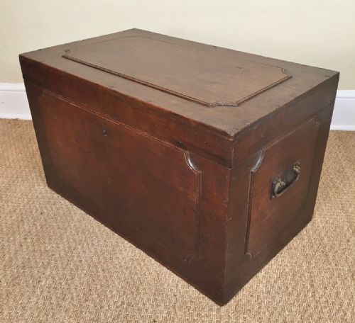 An Early 19th Century Campaign Indian Rosewood Trunk