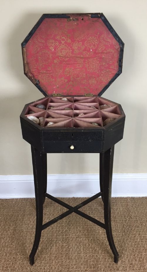A George 111 Painted Shell Table C 1800