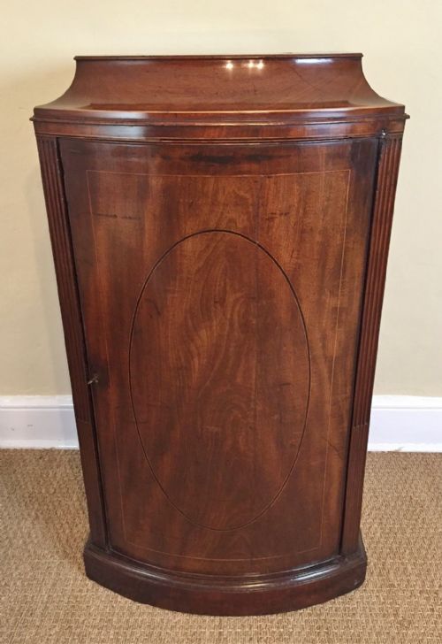 A George 111 Mahogany Sheraton Period Pedestal Cupboard Circa 1790