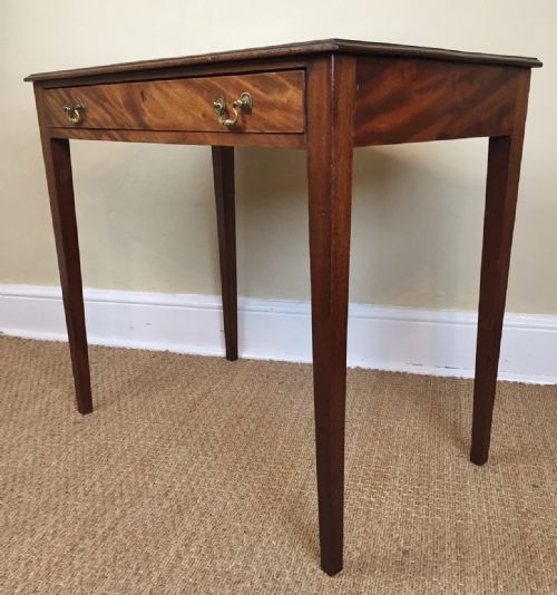 A George 111 Mahogany Side Table Circa 1800