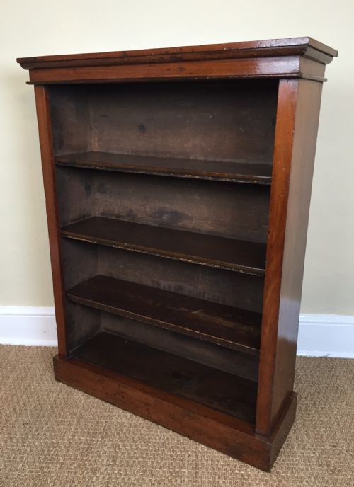 A Victorian Walnut Bookcase Circa 1880
