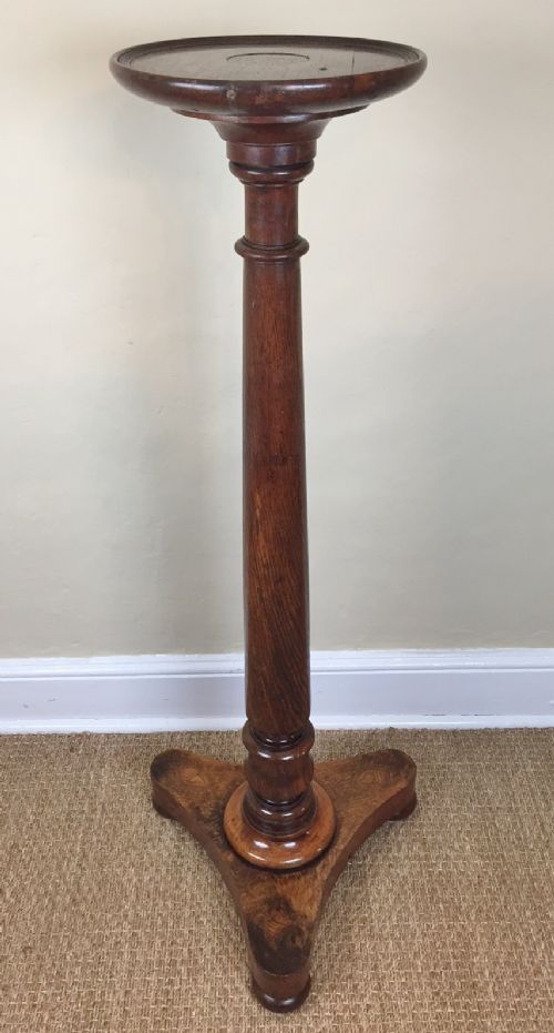 A William IV Oak Torchere Circa 1835
