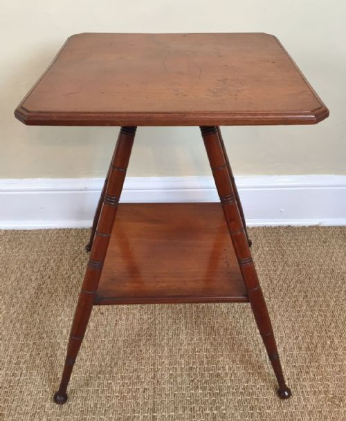 A Victorian Walnut 2 Tier Table Circa 1880