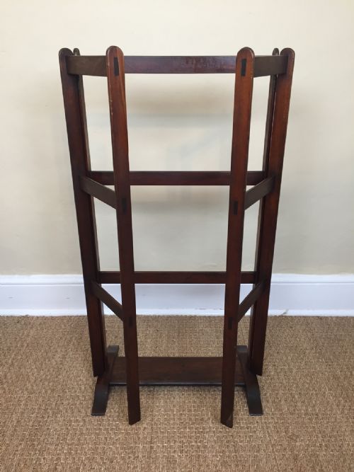 A George 111 Mahogany Folding Towel Rail Circa 1800