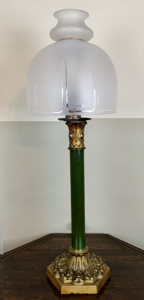 A Large Mid 19th Century Palmer and Co Patent Oil Lamp Circa 1850