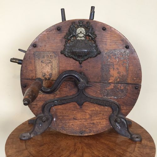 A Victorian Oak and Knife Grinder Circa 1890 by George Kent